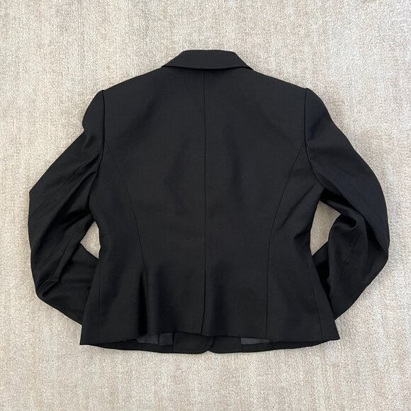 NWOT Anne Klein Suit Black Blazer Work Office Jacket 4P Petite - Picture 4 of 8